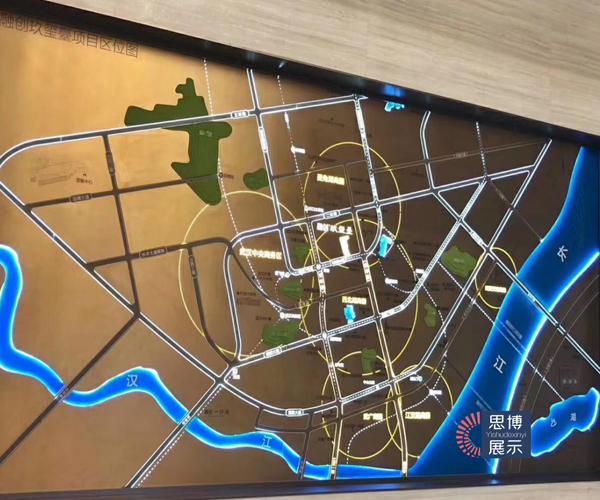 区域展览沙盘模型